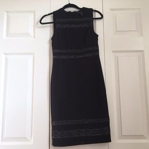 White House Black Market Black Dress Size 0p